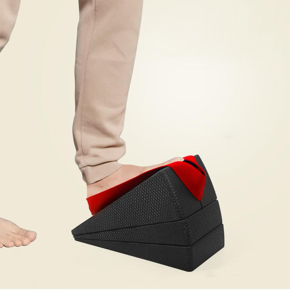 Squat Wedge Block Slant Board Multi-Functional Calf Raise Block Non-Slip Foot and Calf Stretching Incline Wedge for Home Gym