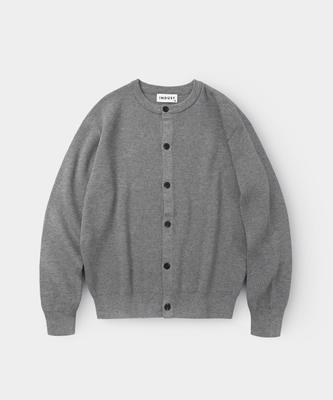 Indust Essential Round Knit Cardigan_Gray