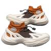 2026 autumn mesh breathable new fashion high elastic sports flying woven shoes thick sole heightening sports casual men's shoes