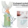 1-12years Soft Silicone Oral Care U-Shape Toothbrush Teeth Whitening Tooth Brushing Cleaning Tool