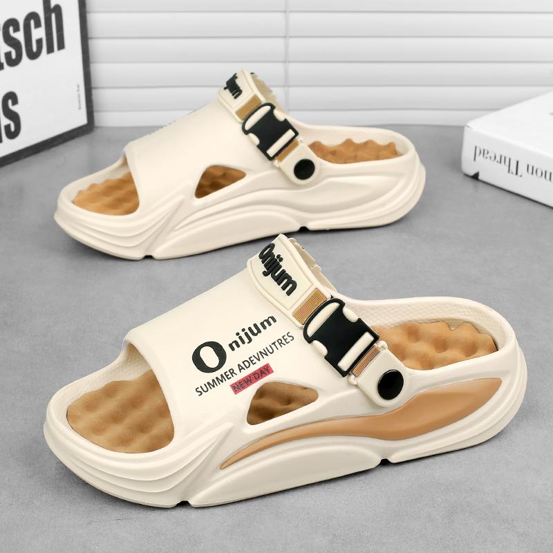 Ciabatte Massaggianti Estive da Uomo Sandali da Esterno Comode Pantofole da Interno per la Spiaggia Zoccoli da Acqua Scarpe Casual Uomo Donna Pantofole per la Casa