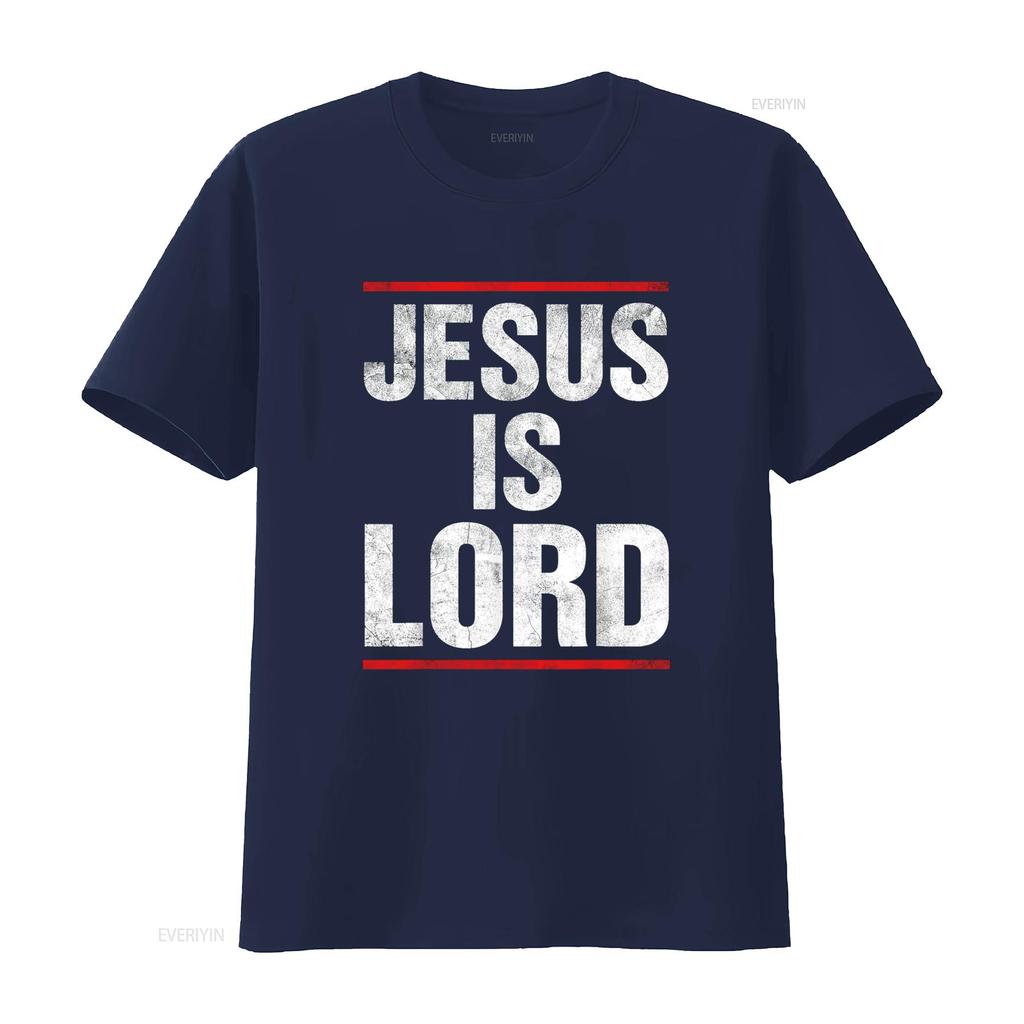 Jesus Is Lord Retro Vintage T Shirt vintage Washed Unisex Stylish Casual designer clothes Breathable fashion Comfortable