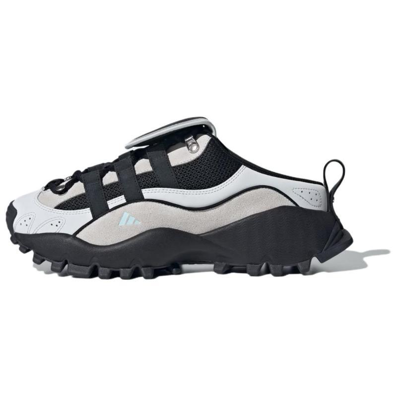 

Adidas SEEULATER MULE Abrasion-Resistant Slip-Resistant Wrap-toe Slippers Unisex Black Gray Color Sneakers JR2457 43⅓