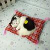 Simulation Mini Cat High Simulation Breathable Birthday Gifts Cloth Pad Plush Cats for Kids