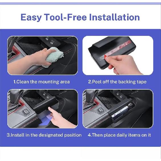 Center Console Organizer for 2025 2026 Nissan Kicks Accessories Gear Shift Hanging Storage Box Tray Phone Holder Car Accessories