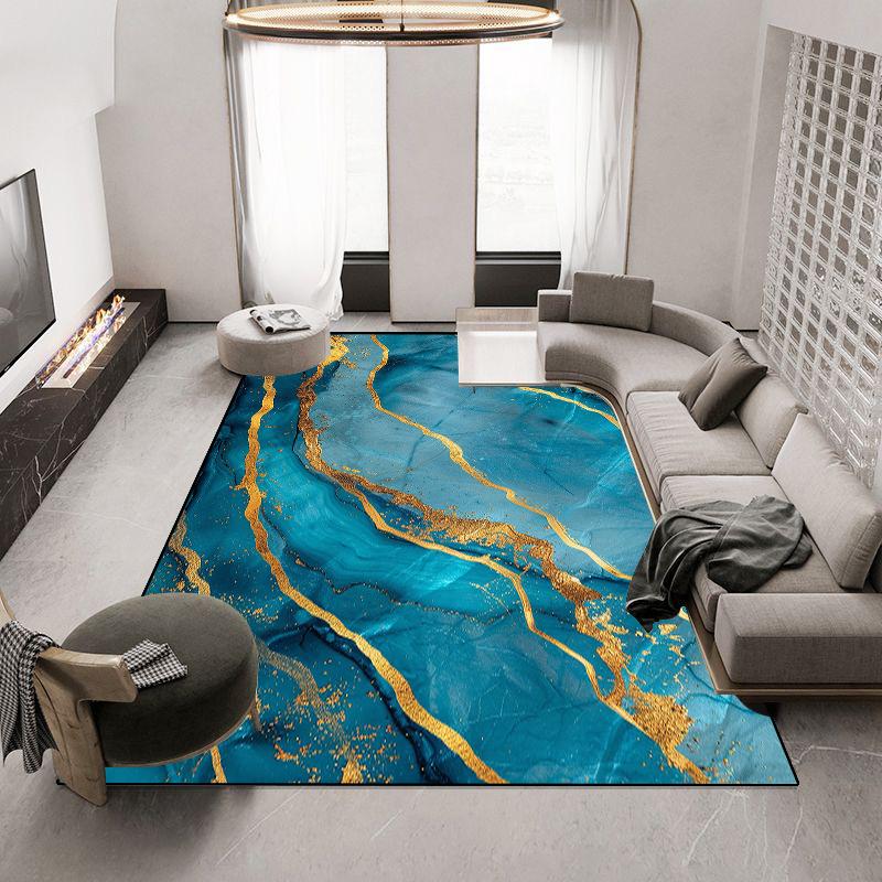 Living Room Abstract Style Large Carpet Modern Decoration Sofas Coffee Tables Easy Clean Rugs for Bedroom Non-slip Entrance Mats