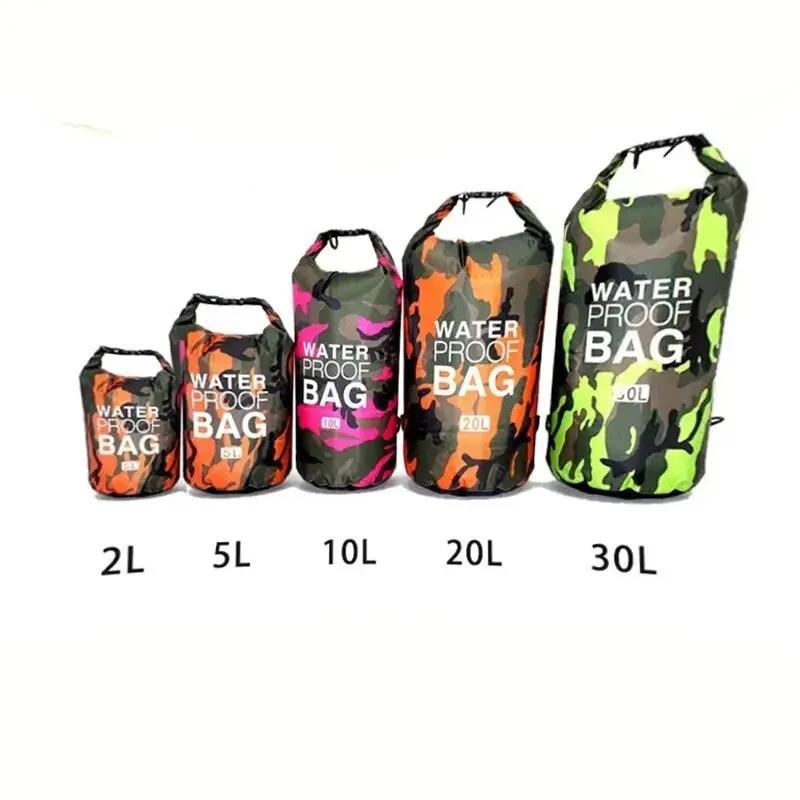 Sac Imperméable Camouflage Léger pour Kayak, Surf, Rafting et Camping - Gardez Votre Équipement au Sec et Protégé