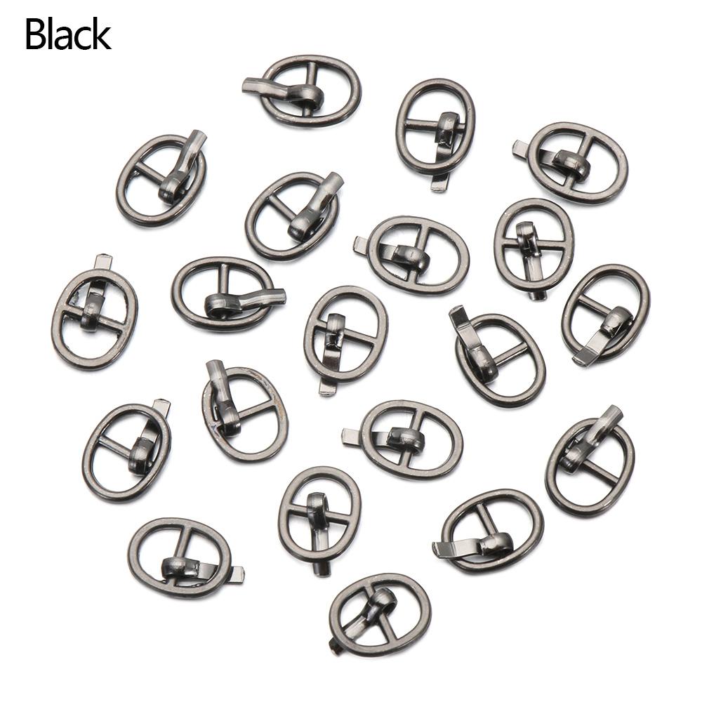 20pcs Tiny 7mm Tri-glide Belt Buckle Doll Bag Mini Ultra-small Buckles Button for DIY Handmade Doll Clothes Shoes Accessories