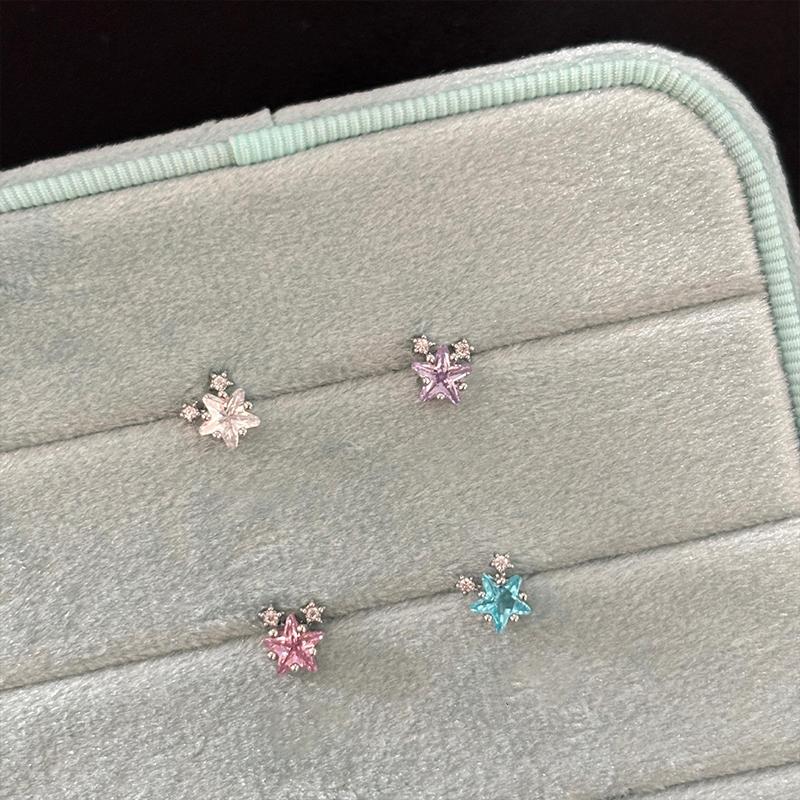Trendy Shiny Star Earrings for Women with Ear Bone Studs Great for Gifting and Events
