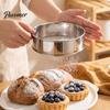 Rust Resistant Sifter Stainless Steel Flour Sifter, Handheld Fine Mesh Strainer, Durable Corrosion Professional Baking Sieve Round for Cocoa