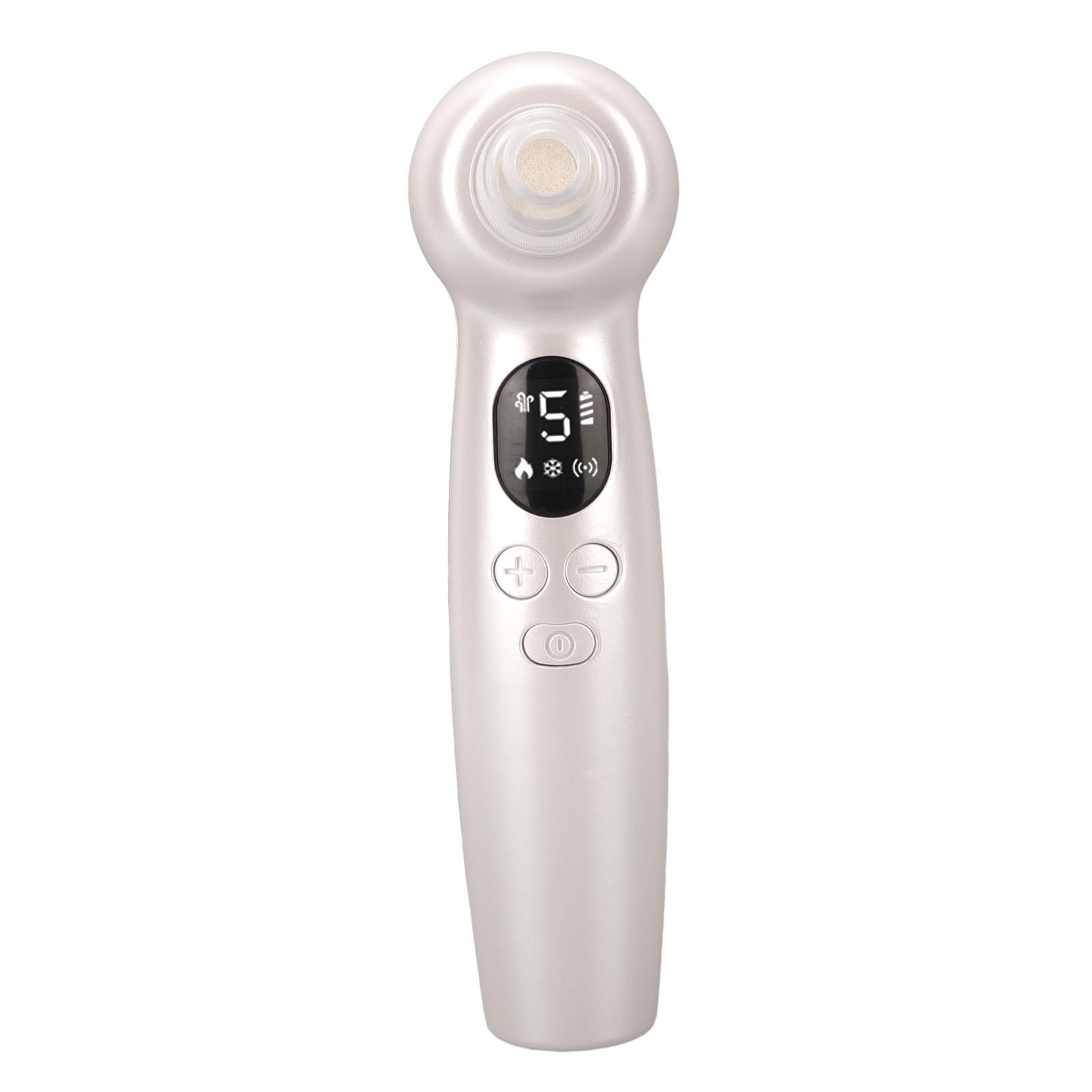 

Blackhead Remover Vacuum Multifunctional Cold Hot Compress 5 Gears Suction Levels Vacuum Pore Extractor