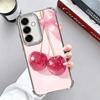 Cherry Bow Sweet Soft Phone Case For Samsung A17 A27 A07 A37 A57 A16 A56 A15 A55 A14 A54 A13 A53 A26 A36 A25 A35 A24 A34 A23 A33
