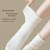 "Women's Cute Japanese Lace Cotton Socks: Spring/Autumn Thin Style, JK College Look"