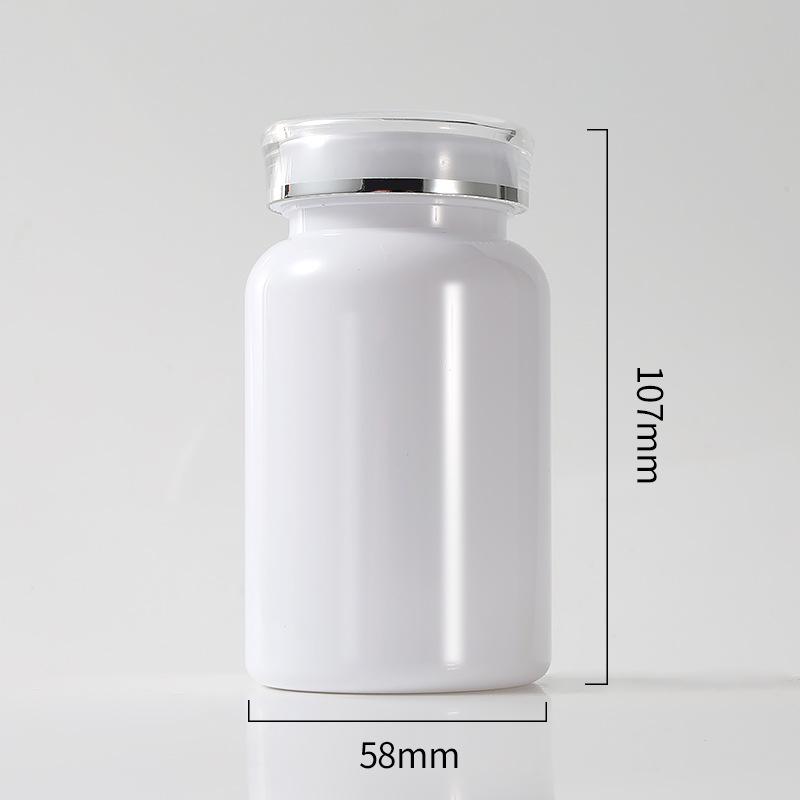 PET200ML Portable Plastic Medicine Bottle with Crown Cap