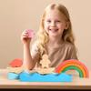 Creative Wooden Building Blocks for Toddlers: Early Educational Imagination Toys