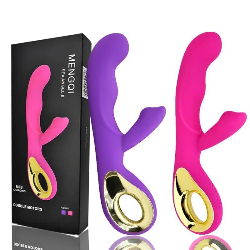 2024 Rabbit Thrusting Vibrator Automatic Telescopic G-Spot Clitoris Stimulator Female Masturbation Sex Toys For Women Adults