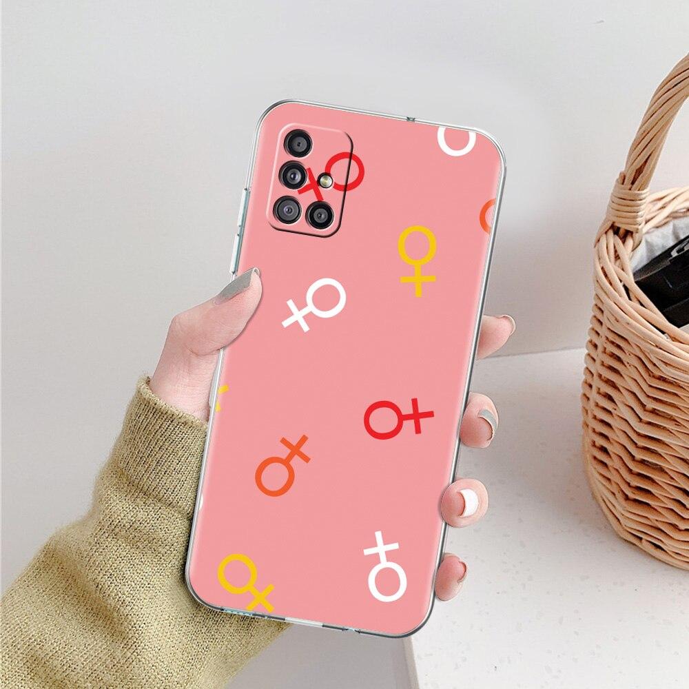 Feministische Feminismus-Telefonhülle für Samsung Galaxy A51 A71 A21S A12 A11 A31 A41 A52 A32 5G A72 A01 A02S Silikon Klar Soft Cover