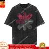 Trend Washed Vintage Cotton Tshirt RED HOT CHILI PEPPERS T-shirt Men Women Hip Hop T Shirt Oversized Streetwear Short Sleeve Tee
