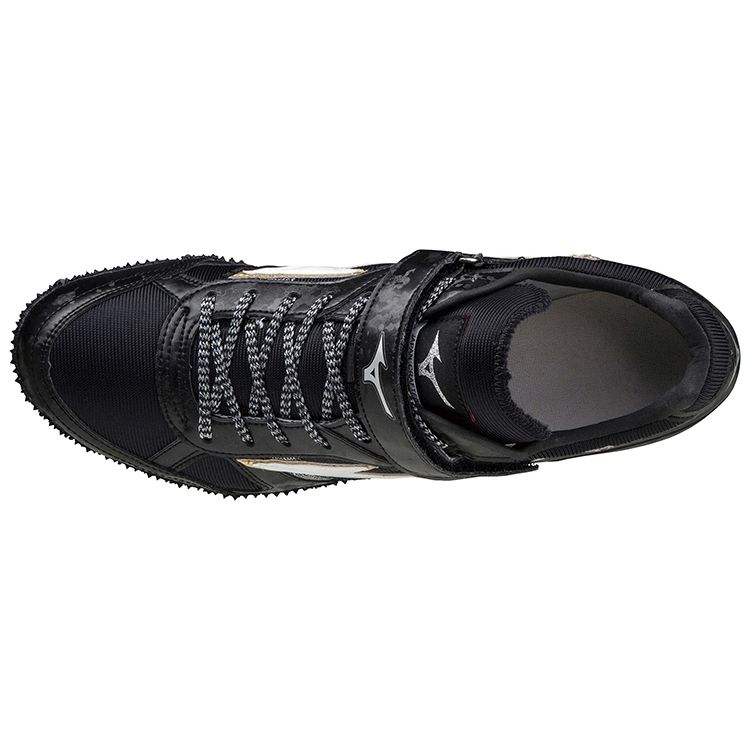 Mizuno Field Geo HJ-C Low Top Professional Running Shoes Unisex Running Shoes Black White U1GA204252