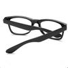 2Pcs Classic Black Frame Clear Lens Glasses Fancy Dress Outfit Masquerade Party
