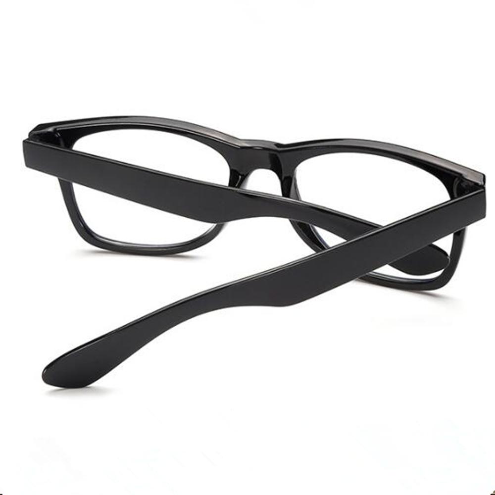 2Pcs Classic Black Frame Clear Lens Glasses Fancy Dress Outfit Masquerade Party