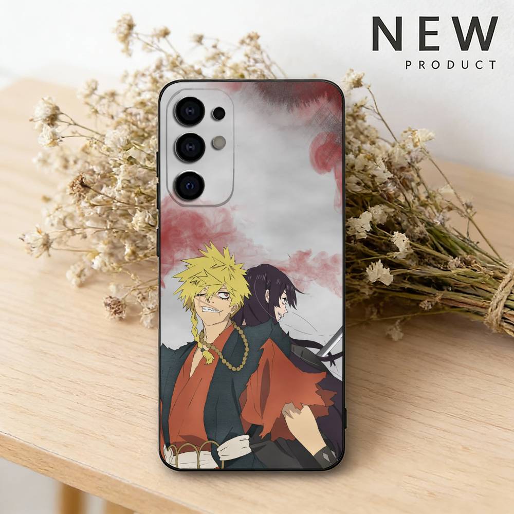 HOT Hell's Anime Paradise Phone Case For Samsung S26,25,24,23,22,30,21,10,9,Ultra,Plus,Lite Black Soft Case