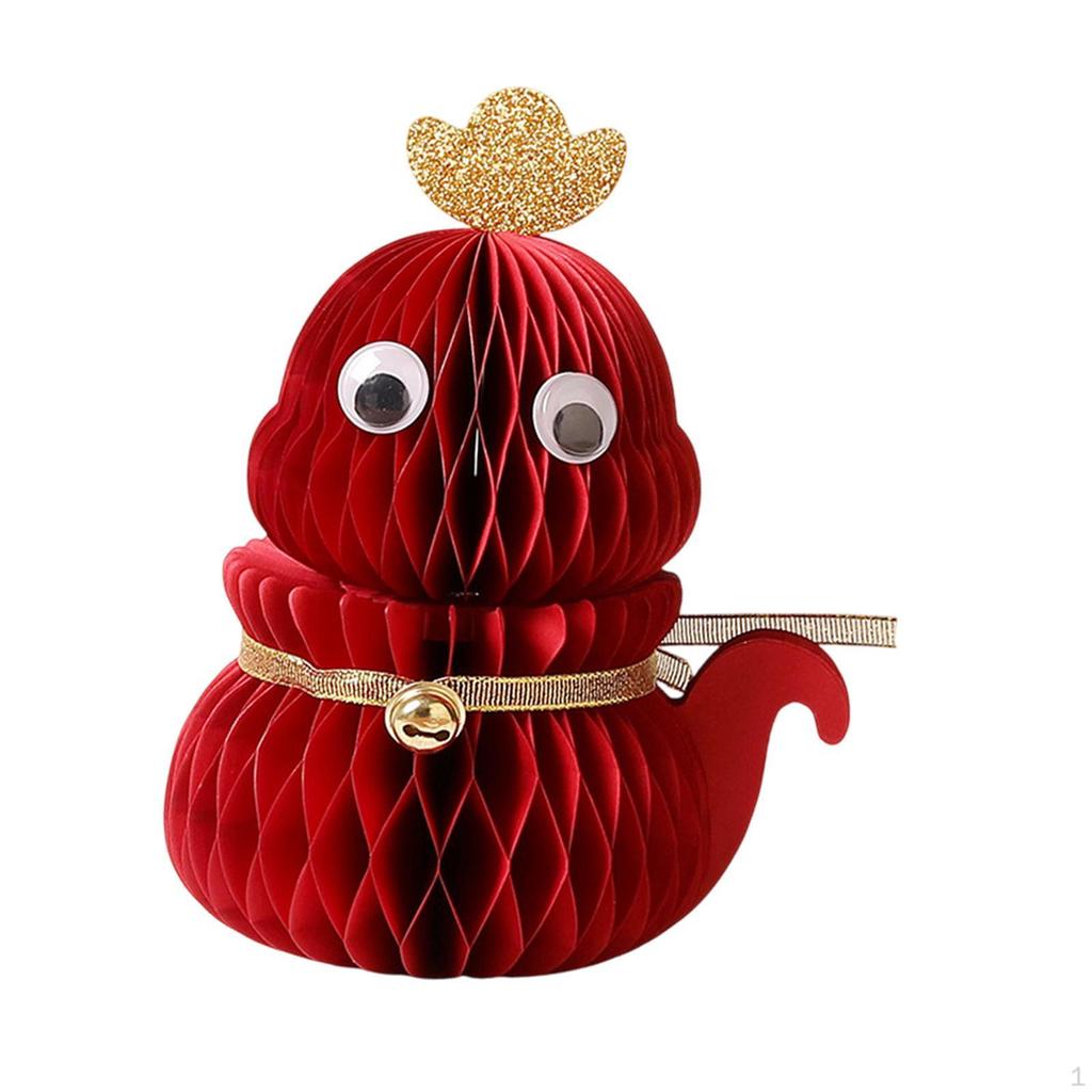 Chinesisches Jahr Rot Origami Basteln Desktop-Ornament Multifunktional für Wiedersehens-Esstisch