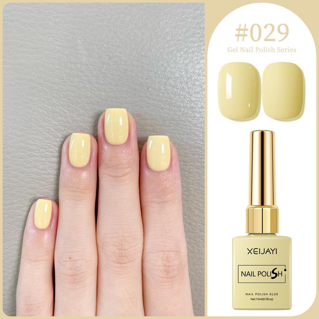 XEIJAYI 15ml Solid Color Nail Gel - 72 Color Options for Nail Art Salons