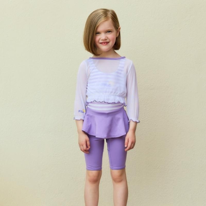 [fila Kids] Stripe Swim Set Up  Fk2swf2a15f Lvd  q0zFk2swf2a15fLvd