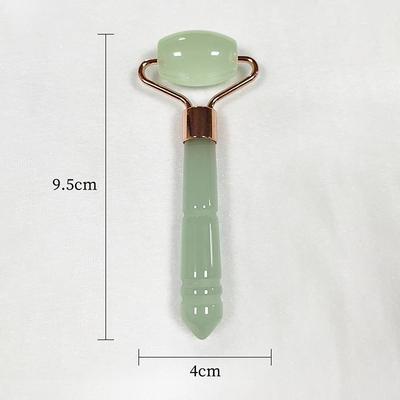 Masaje de una sola cabeza Gua Sha Jade Rodillo facial Estiramiento facial Herramienta para el cuidado de la piel