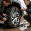 Snow Chains For Car Tires 8 Piece Auto Tyre Traction Grips Adjustable Snow Tire Chains For Suv Truck Pickup Van Sedans