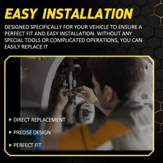 2X Front R&L ABS Wheel Speed Sensor For 2012-2015 Honda Civic 57450-TR3-A02 EXV