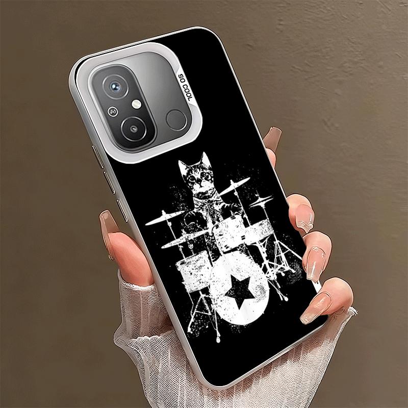 

Drum Set Rock Music Soft Phone Case for Xiaomi Redmi 15C 15 14C 13C 12C Poco X5 X6 X7 Pro X3 F8 F7 Ultra M8 13 12 Cover Back She Xiaomi Poco F7 Pro