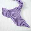 Summer Breathable Knitted Nap Blanket Soft and Comfortable Mermaid Blanket Sofa Blanket Family, Ladies, Children, Camping, Photography, Sleeping Bag
