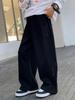 Boys' Fleece-Lined Wide-Leg Pants for Autumn/Winter - 2025 New Style Sportswear for Older Kids