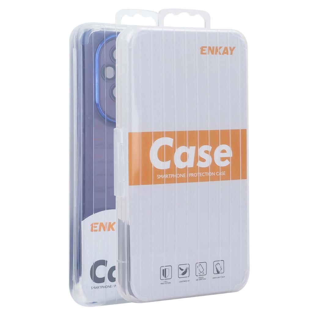 ENKAY HAT PRINCE For iPhone 15 Pro Max Case Matte TPU Phone Cover with Lens Film