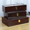 Watch Box, Wooden Watch Organizer, High-end Watch Storage Box, 10 Slots Display Case with Large Glass Lid,  Ideal Gift