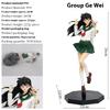 26Cm Inuyasha Action Figure Higurashi Kagome Figuras Manga Figurine Toys Collection Model Ornament Anime Peripheral Gift