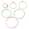 10 Pcs Round Embroidery Hoop Crosses Stitching Hoop for Sewing Needlework Adjustable Embroidery Frame