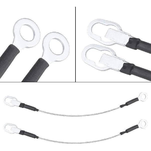 Truck Tailgate Cable,Tailgate Cables One Pair Pickup Truck Tailgate Tail Gate Rear Support Cable Strap for Ford Ranger Mazda 1993-2011