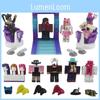 Lebhaftes Roblox Spielcharakter Zubehörset für Kinder mit 8 detaillierten Actionfiguren