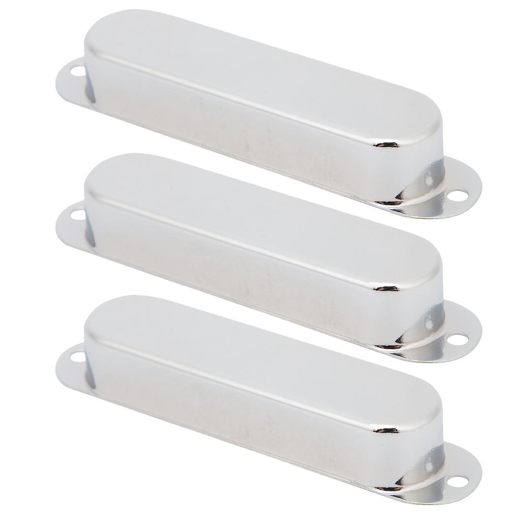 3Pcs Closed Pickup Cover Single No Hole Brass Instrument Guitar Musical Accessories