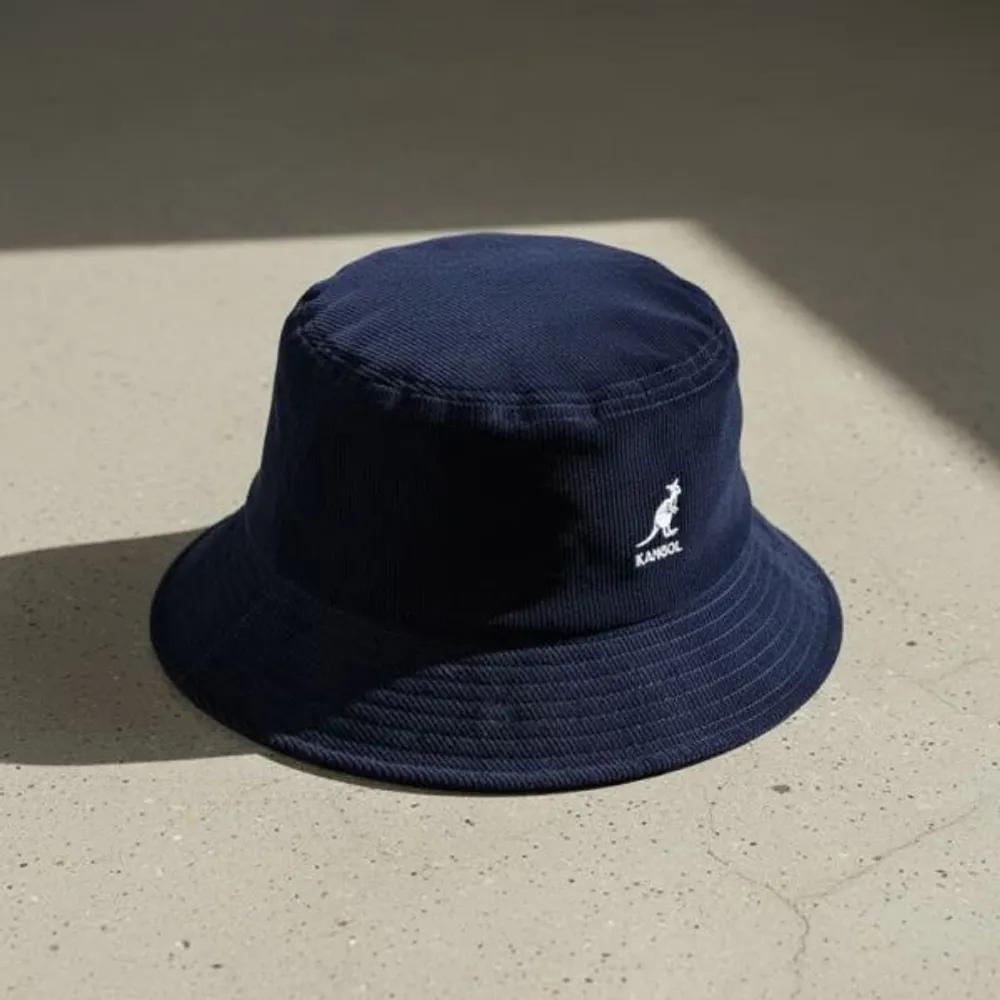 KANGOL Code Bucket Hat K4228HT Navy Corduroy Bucket Hat Navy