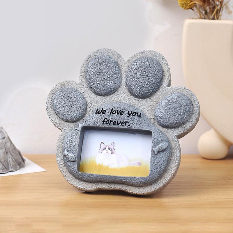 Pet Dog Tombstone Creative Resin Simulation Memorial Stone Cat Tombstone Small Animal Sacrifice Monument Handicraft Ornaments
