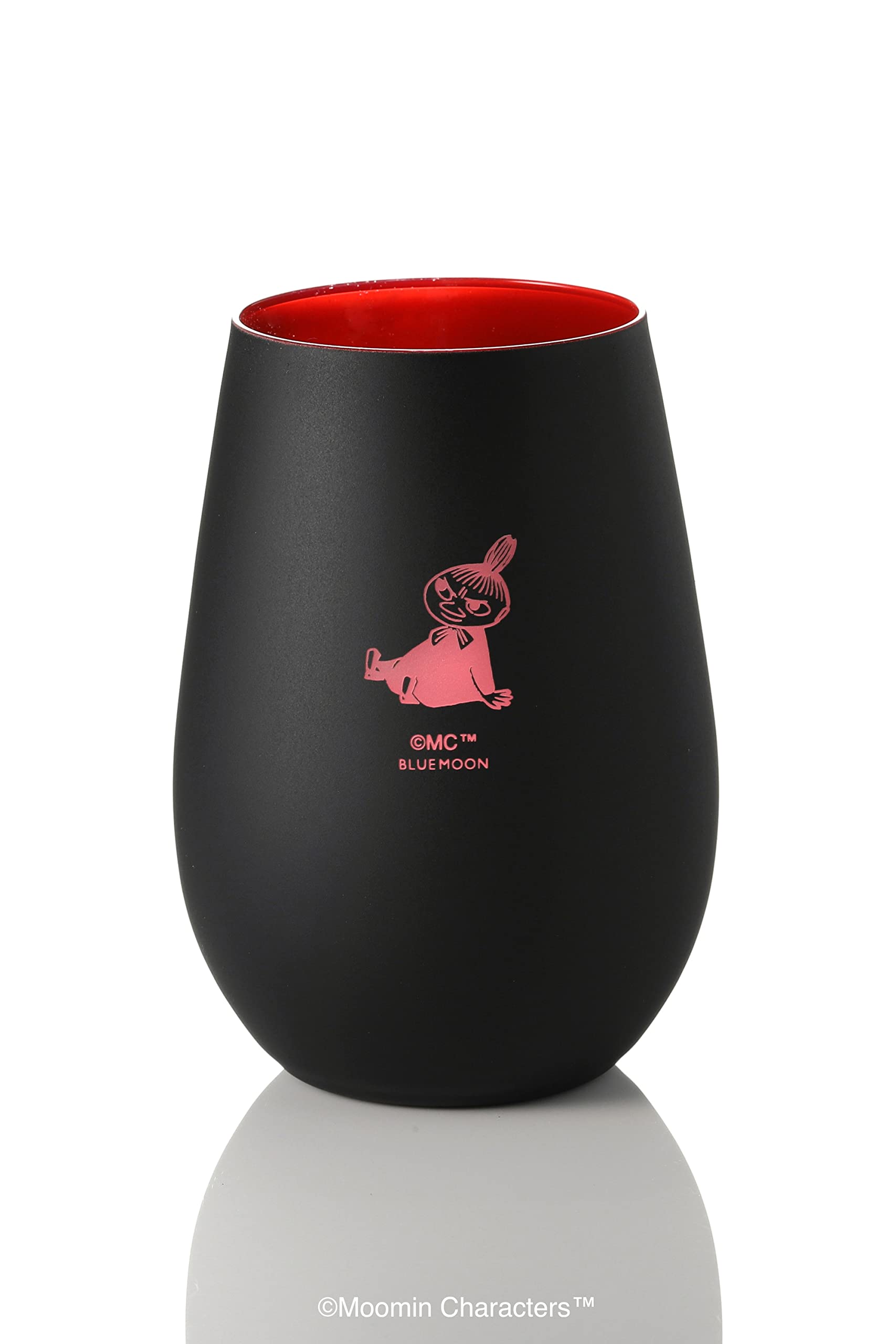 

Непрозрачный тамблер Маленькая Мю Идеальный подарок для кого-то Разные товары Бокал для вина Тамблер Снусмумрик Маленькая Мю Муми-тролль Маленький «Черный + Красный» - особенный!