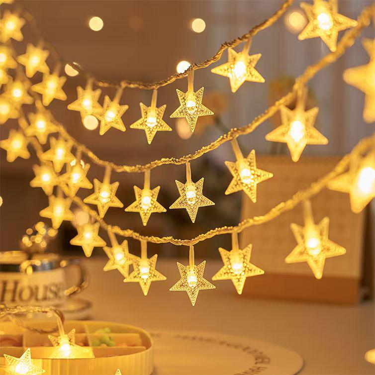 Battery Operated Christmas LED String Lights for Outdoor/Indoor Decor, Festival & Camping Atmosphere, Colorful Night Lights