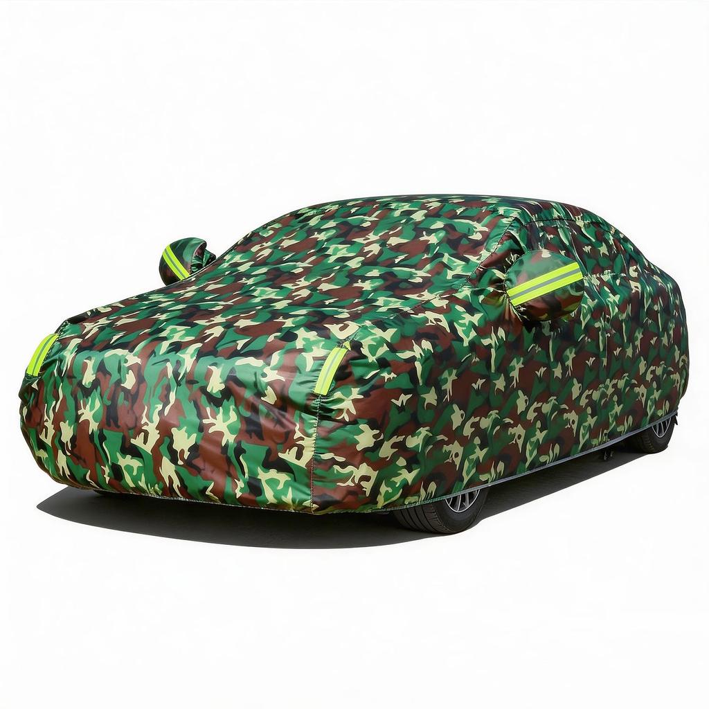 Thickened Oxford Car Cover: Full Protection & Heat Insulation with Cotton Layer