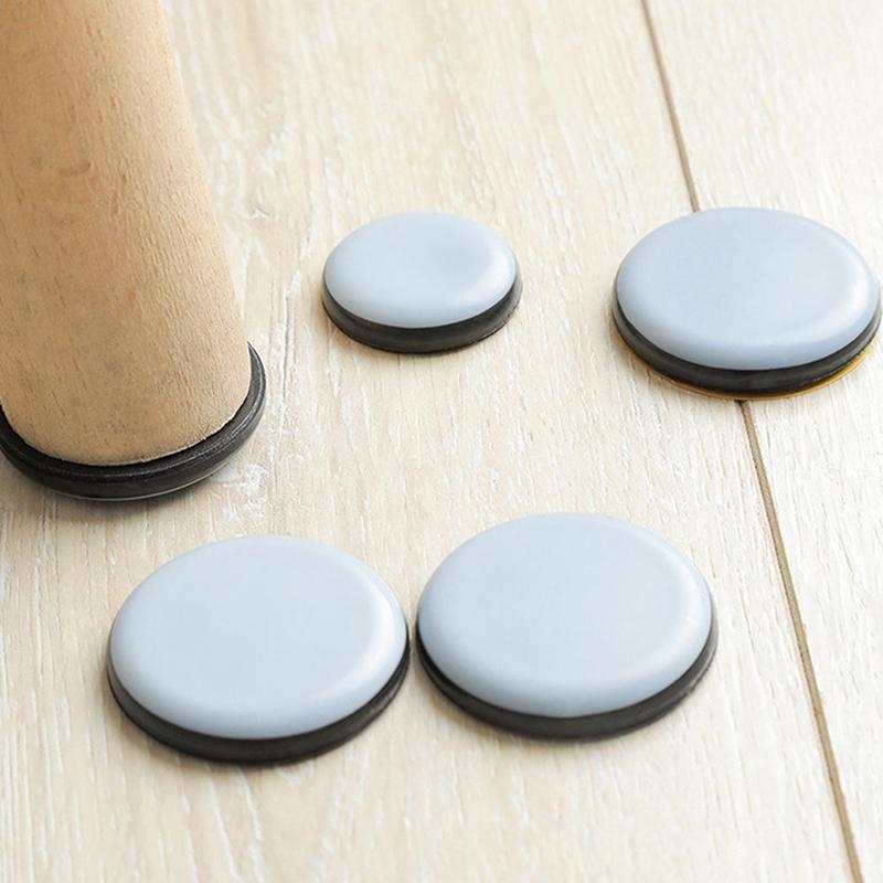 1/4/8/20pcs 19-40mm Furniture Foot Sliders Table Chair Leg Sliders Felt Pad Cabinet Sofa Glides Furniture Accessories Floor Protector