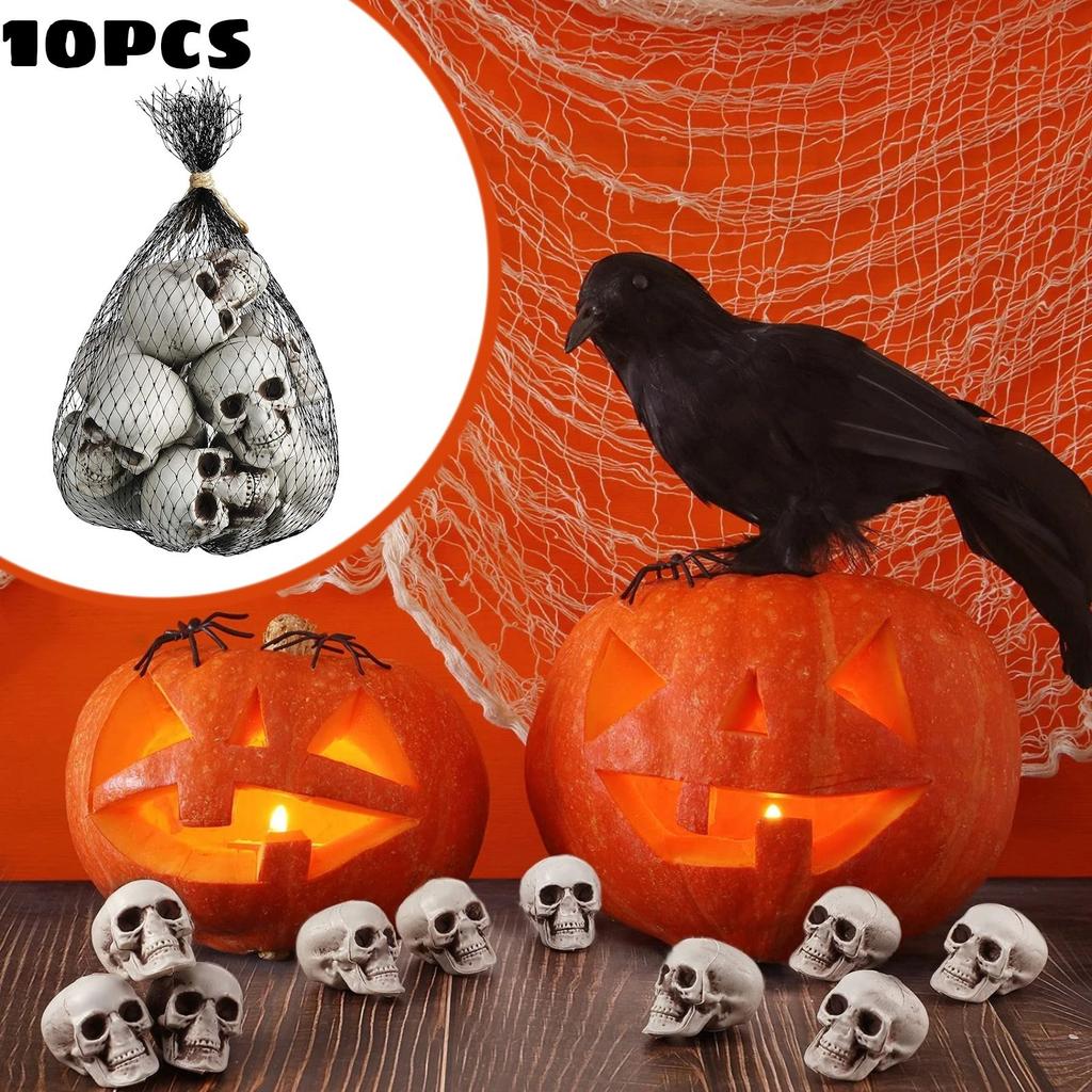 10 Pieces Horror Atmosphere Decoration Ornaments Holiday Horror Scene Layout Props