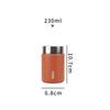 1pc 230ml Mini Stainless Steel 316 Thermos Mug Leak-proof Lightweight Portable Pocket Vacuum Coffee Tea Thermal  Tumbler